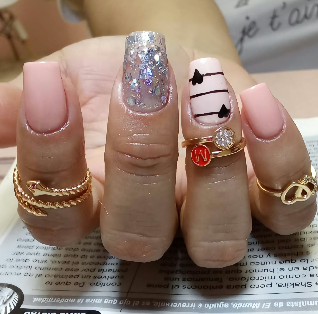 Trabajo de uñas del portafolio 8